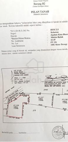 Tanah comel di Ketereh nak jual 1
