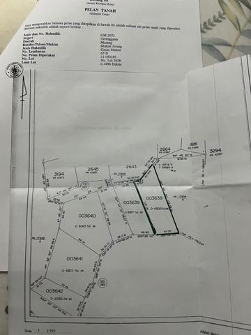 Tanah Kebun 1.2 Ekar Jerung Marang – Sesuai Dusun / Rumah Kampung 1