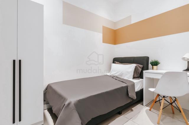 UNIO RESIDENCE MRT Kepong All Inclusive Private Single Room Aircond 1