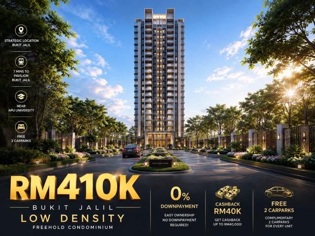 KL Unblock View & 8 Min Pavilion 2, Freehold + Residence, Balcony @ Yard 1