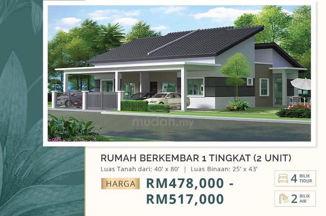 Single Storey Semi D For Sale Masjid Tanah, Melaka 1
