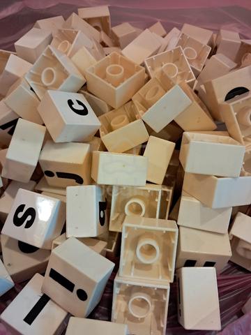 Alphabet tiles. (compatible with duplo) - photo 2 of 2