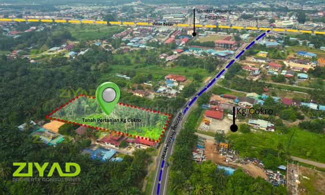 Tanah Pertanian Kg Cokro Simpang Renggam - Tepi Jalan Besar 1
