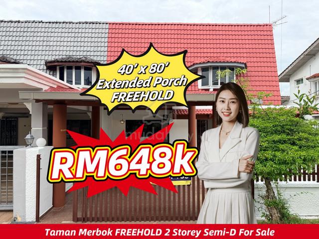 Freehold Taman Merbok Double Storey Semi-D | For Sale 1