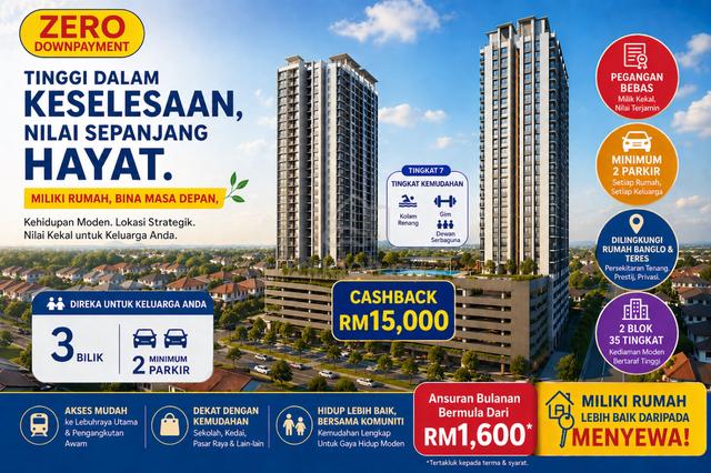Balakong Cheras Selatan Property Baru sebelah Amerin Mall & MRT Station 1