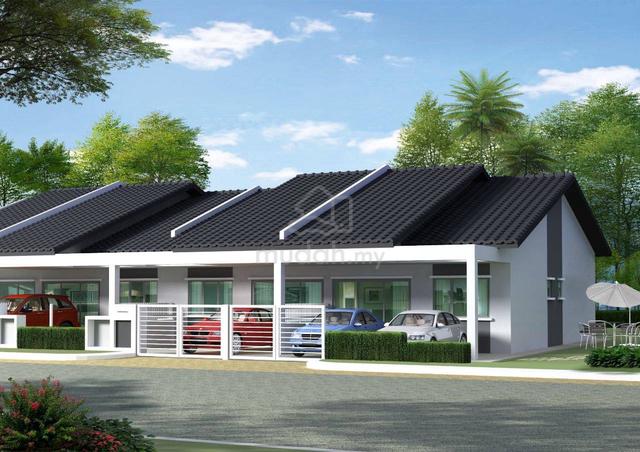 Rumah Baru 1 Tingkat Freehold Pulau Indah Harga Bawah RM300k 1