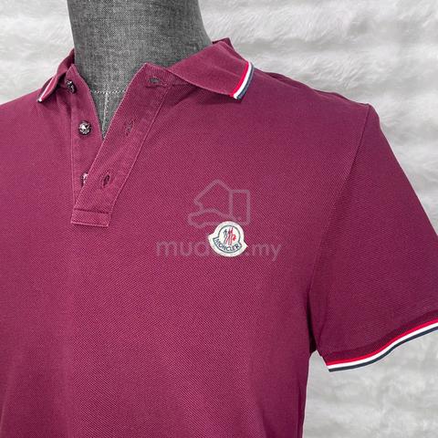 Moncler Polo Maroon Red with Logo fits - photo 3 of 5