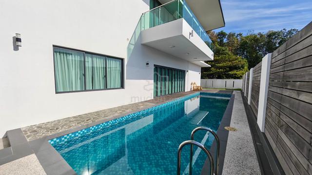 Likas bungalow, gated & guarded community, furnished, taman manikar 1