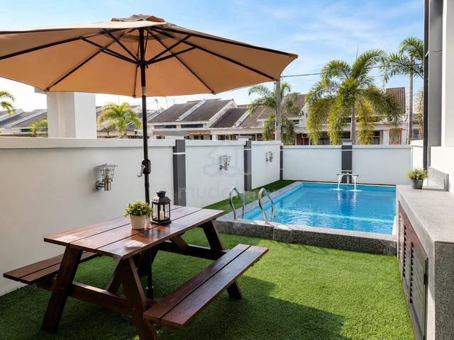 FREEHOLD WITH PRIVATE POOL & FURNISHED] Semi D, Tmn Bertam Setia, MLK 1