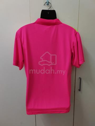 ITEM BARU_Baju T-Shirt ARORA size M Pink_Green - photo 3 of 4