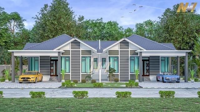 Rumah Semi-D Moden di Taman Kota Ville, Pasir Pekan. 1