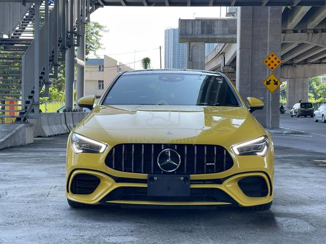 2022 mercedes benz CLA45S AMG 2.0 4MATIC YELLOW 5A - 2