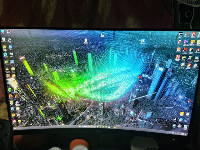 1 set PC gaming + keyboard + mouse + monitor  - photo 2 of 3