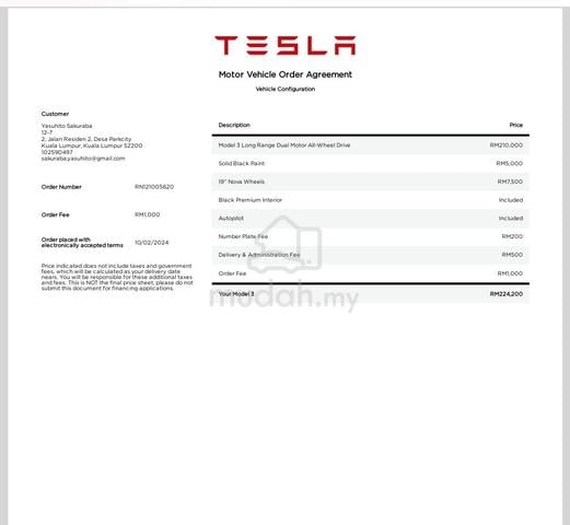 2024 Tesla MODEL 3 LONG RANGE AWD =9,000km mileage - 4