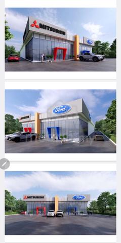 Frontage main road 3S Showroom at Sungai Buloh 1