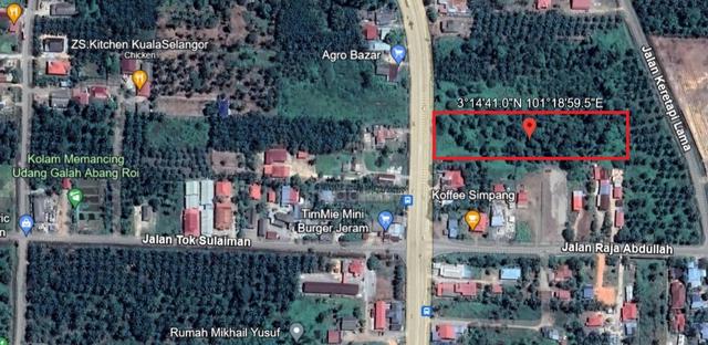 Tanah industri 2.28 ekar Tepi Jalan Utama Jeram, Kuala Selangor 1