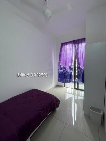 BILIK SEWA SINGLE khas PEREMPUAN shj FULLY FURNISH ada WIFI 1