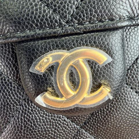 Chanel 25 Mini Black Caviar (Shiny Gold) GHW - photo 6 of 6