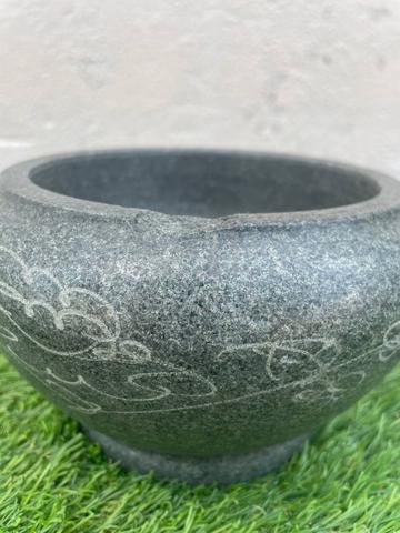 C113 Lesung Batu 17 cm Stone Mortar & Pestle Set - photo 5 of 6