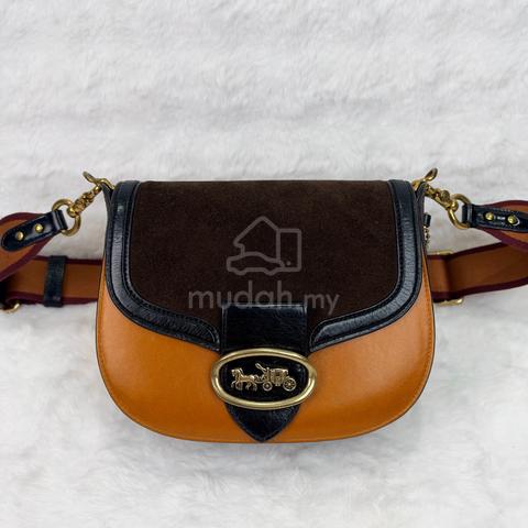 Coach Kat Saddle bag 20 Colorblock Brass - photo 2 of 6