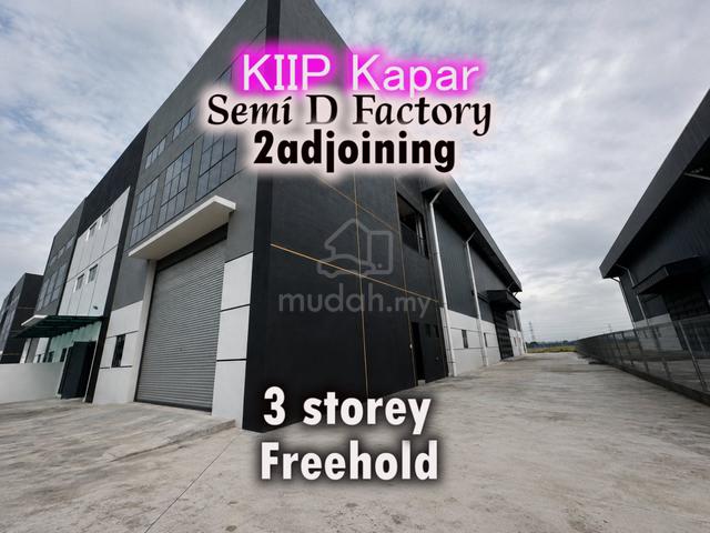Kapar Industrial Park Klang Freehold 2 Adjoining Factory Warehouse 1