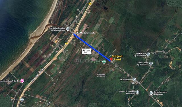 NT Land | 3 acres | Roadside | Flat Land | Mandahan | Papar | 3