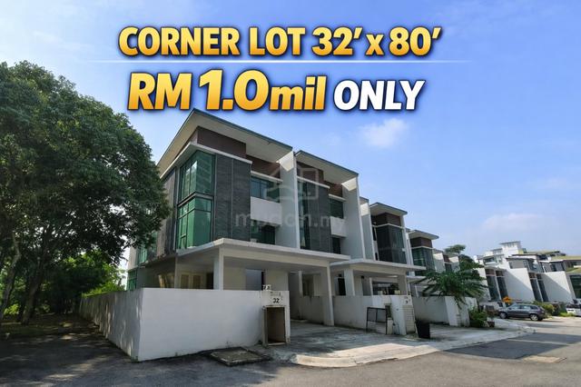 【100% LOAN】3-Storey CORNER, Cyberjaya FREEHOLD Landed House 3,000sf 1