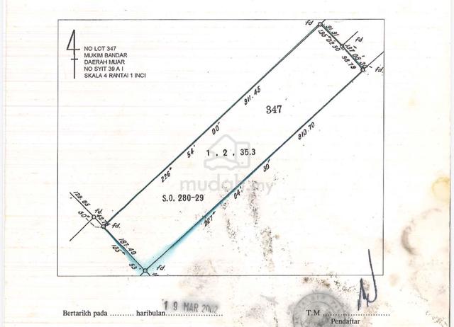 [2.5KM to Bandar Muar] Tanah Bangunan 3.63 Ekar @ Pt Keroma, Muar 1