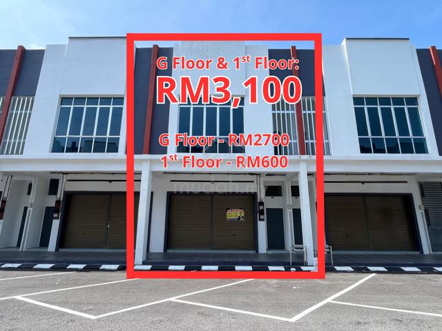 Double Storey Shop Lot for Rent @ Kampar (Pusat Perdagangan) 1