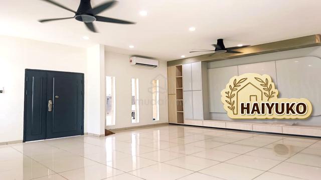 CORNER LOT | NEW RENOVATED | 1 Storey Semi-D for RENT @ Permata Lunas 1