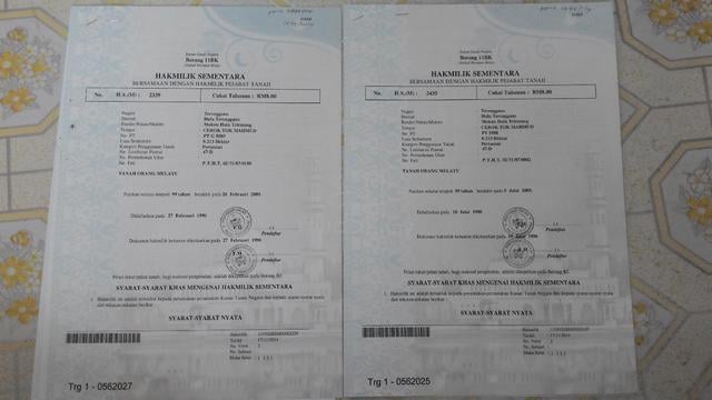 Tanah 1 Ekar Di Kampung Teris, Telemung untuk dijual 1