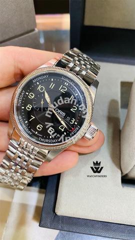 Oris big crown small second pointer date sale