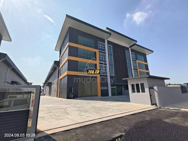 Brand New Etp Meru Industrial Park Klang 3 Storey Semi D Factory 40ft 1