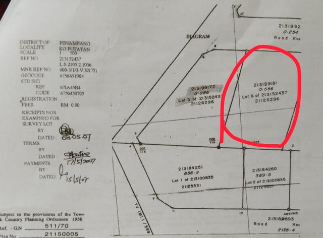 Tanah Lot Putatan. 0.68acre NT-SUB LEASE 1