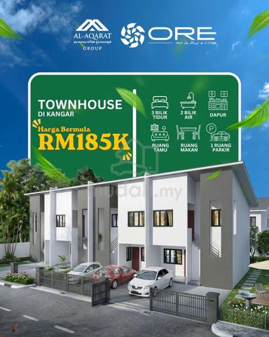 Rumah Baru Townhouse Untuk Dijual Dalam Kangar Limited Unit. 1