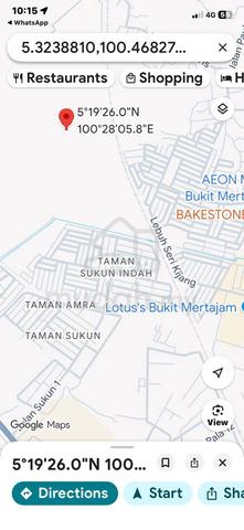 Tanah kawasan Bukit Mertajam utk dijual 1