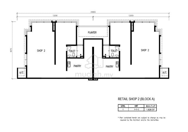 A BRAND NEW Retail Lot @Vision Residence Condominium for Sale 1
