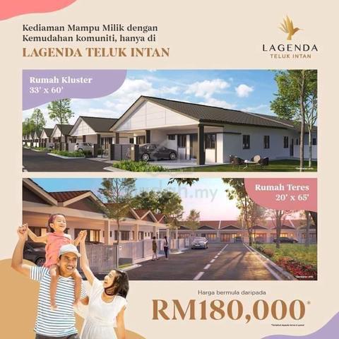 New 1-storey Terraced House for Sale, 3 Bedroom, 900 sq.ft, Teluk Intan ...