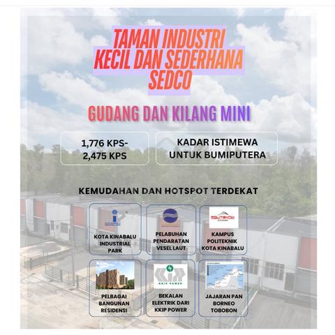 Taman Industri Kecil Dan Sederhana SEDCO untuk disewa 1