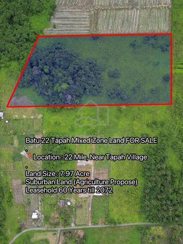 Batu 22 Tapah Mixed Zone Land FOR SALE 1