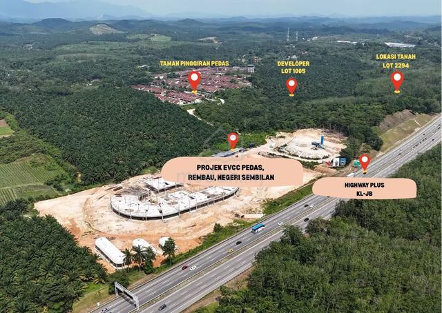 Tanah tepi highway plus untuk dijual 1