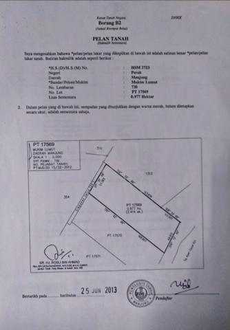 Land For Sales @ Lumut, Manjung 1