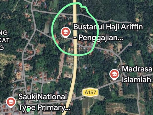AGRICULTURE Land Kuala Kangsar [ SAUK NEW VILLAGE WITH RIVER ] 1