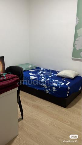 Room for rent at Larkin Heights JB – Aircond, Fan, Fully furnished 1