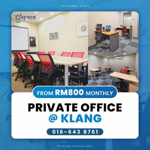 Fully Furnished Office for Rent Klang |Free WiFi 1