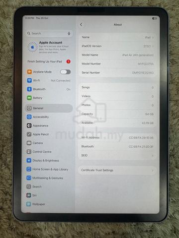 iPad Air gen 4 64gb blue - photo 5 of 5
