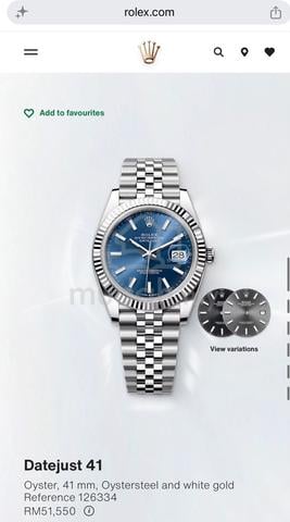 ROLEX DATEJUST 41 – 126334 Blue jubilee 2025 - photo 2 of 2