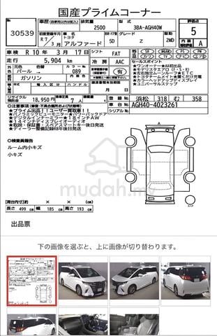 2025 Toyota ALPHARD 2.5 Z MODELISTA KIT DIM HUD 5A - 5