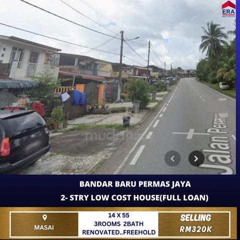 Permas Jaya 2-stry Renovated Low Cost House For Sale (Full Loan ) 1