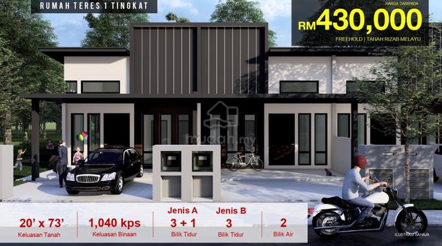 Freehold New Project 1 Storey Terrace House Jenderam Hilir Dengkil 1